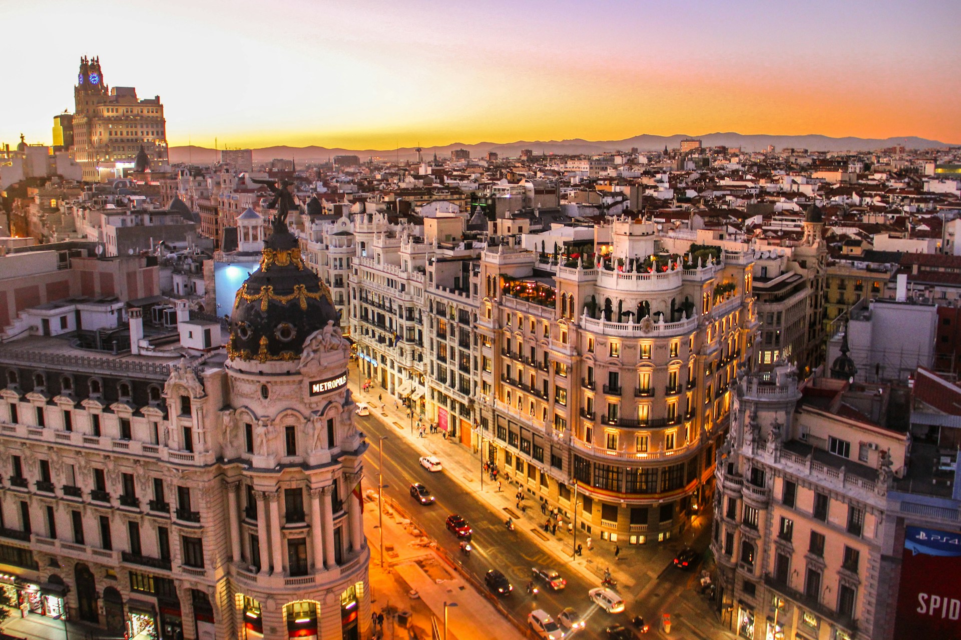 Calle Gran Via Madrid