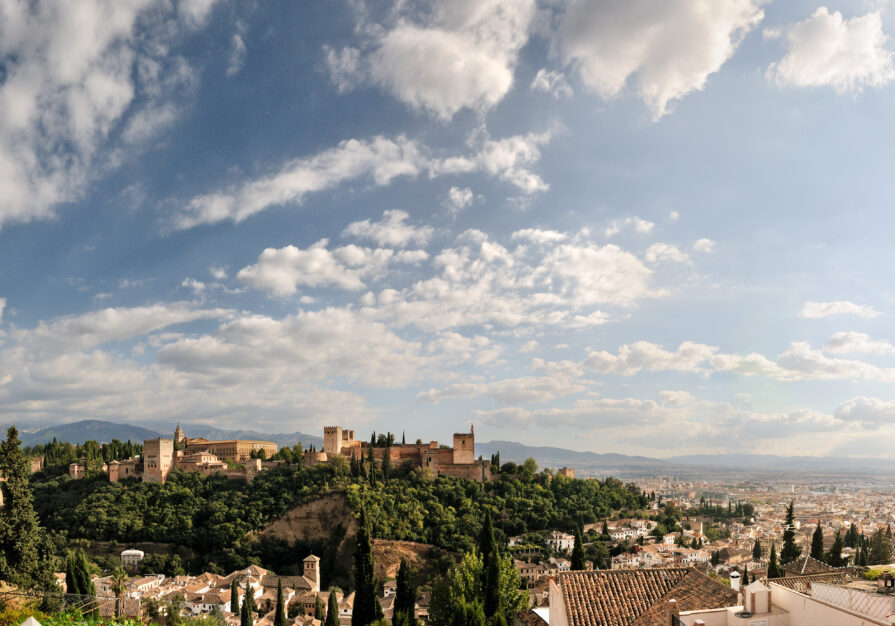 Alhambra Granada With Blue Sky Credit Javi Indy